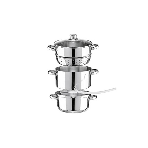 Haushalt International Extracteur de jus en acier inoxydable