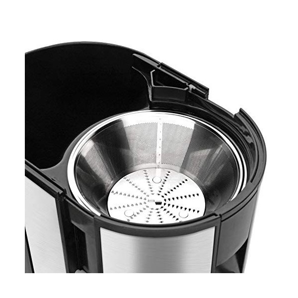 Taurus Liquafruits Pro Compact - Centrifugeuse 600W, 2 vitesses, Extracteur jus et légumes avec bouche de 65mm, Réservoir amo