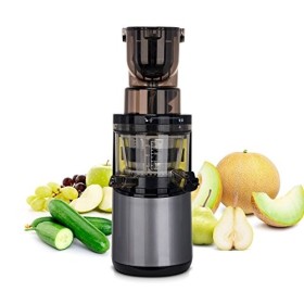 Extracteur de Jus BioChef Atlas Whole Slow Juicer PRO - Puissance maximale 400W / 40 tr/min, Grande Ouverture, Moteur très pu