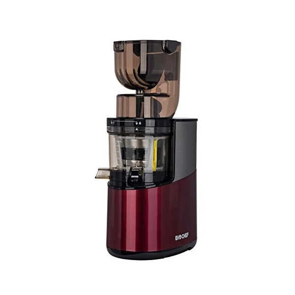Extracteur de Jus BioChef Atlas Whole Slow Juicer PRO - Puissance maximale 400W / 40 tr/min, Grande Ouverture, Moteur très pu