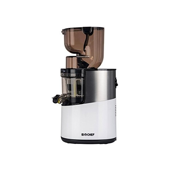 Extracteur de Jus BioChef Atlas Whole Slow Juicer PRO - Puissance maximale 400W / 40 tr/min, Grande Ouverture, Moteur très pu