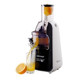 CONCEPT électroménager LO7067 Centrifugeuse HOME MADE JUICE, Goulotte XXL de 75 mm, Extracteur de jus, Inox, spécialiste cass