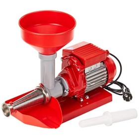 Artus 9008NE Presse-tomates électrique pour purée de tomate et confiture, 400 W, blanc et rouge