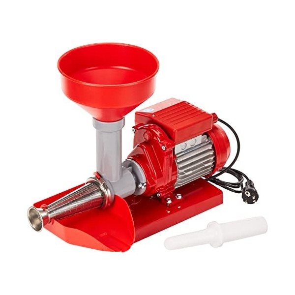 Artus 9008NE Presse-tomates électrique pour purée de tomate et confiture, 400 W, blanc et rouge