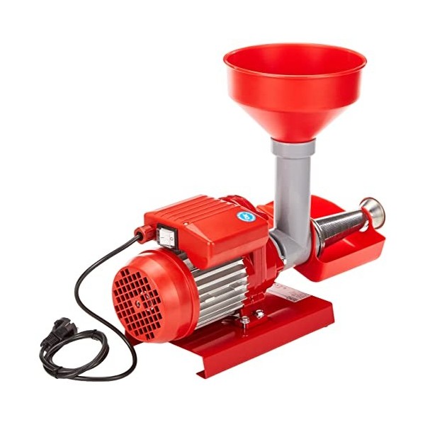 Artus 9008NE Presse-tomates électrique pour purée de tomate et confiture, 400 W, blanc et rouge