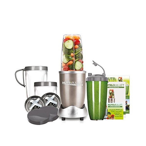 Ensemble Blender Mixeur Superfood Nutrition Extracteur Nutribullet Pro 900 Series 15 Pieces - Livre de Recettes Inclus -Champ