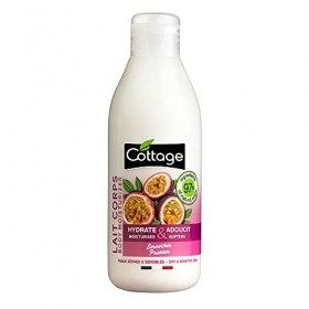 Cottage Lait corps Hydrate & adoucit - Peaux sèches et sensibles - Smoothie Passion- 97% d ingrédients dorigine naturelle- 