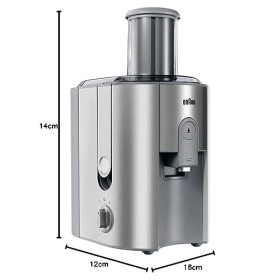 Braun J700 Multiquick Juicer Centrifugeuse, Extracteur De Jus, 1000 W - Marron