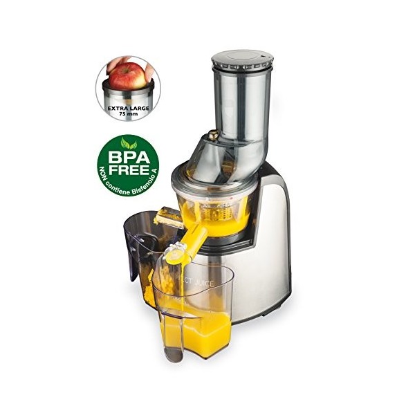 Macom 859 Just Kitchen Perfect Juice Extracteur de jus gris et noir