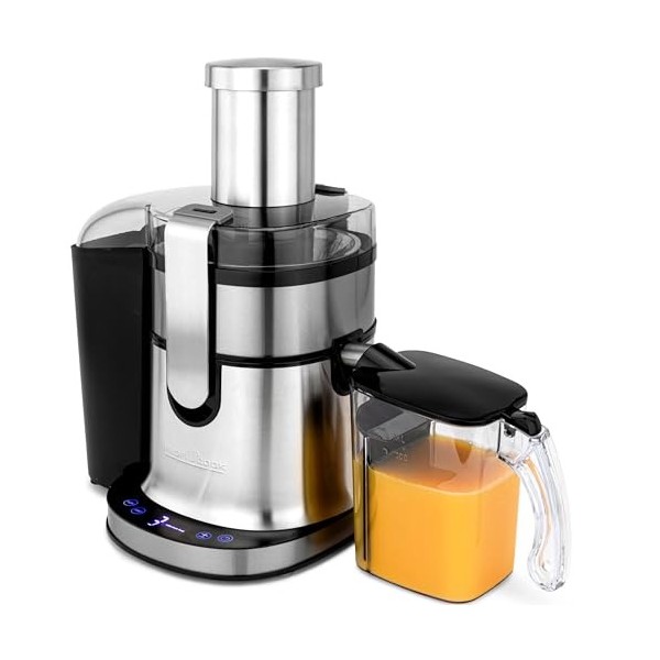 Profi Cook PC-AE 1156 - Centrifugeuse Professionnelle - Bol 1 litre - 5 vitesses - Fonction turbo - Commande tactile - Affich