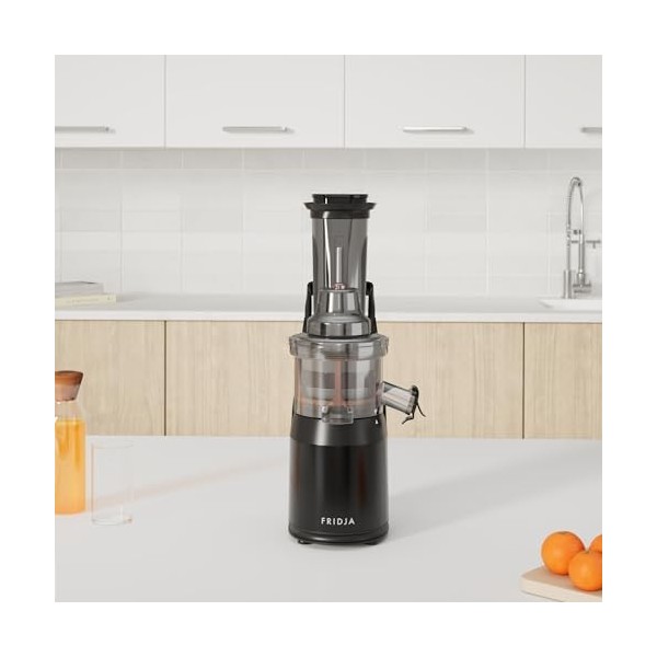 Jus de Fruits et Légumes à Mastication Lente, Slow Juicer, Jus Frais et Santé, Sorbet, Crème Glacée, Bouche 75 mm, sans BPA, 