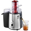 CONCEPT LO7026 Electroménager Fresh, Extracteur de Jus, Goulot XXL 7,2 cm, Deux Vitesses, 16 800 Tours/Minute inox, 1000 W