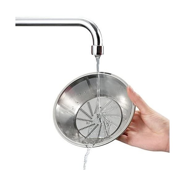 SEVERIN Centrifugeuse, Avec Récipient à Jus de 500 ml, 400 W, ES 3566, Noir/Inox