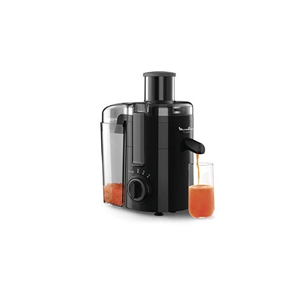 Moulinex Frutelia + Extracteur de jus Moulinex, 400 W, 2 vitesses +‏ Pulse, Centrifugeuse compacte, Collecteur de pulpe 950 m