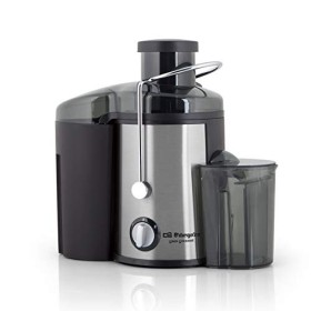 Orbegozo LI 5060 - Mixeur de légumes et de fruits, acier inoxydable, bouche large de 65 mm, système anti-goutte, 600 W, noir