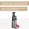 SEVERIN Slow Juicer - Centrifugeuse pour jus, sorbets, glaces, confitures et autres, presse-agrumes électrique en acier inoxy