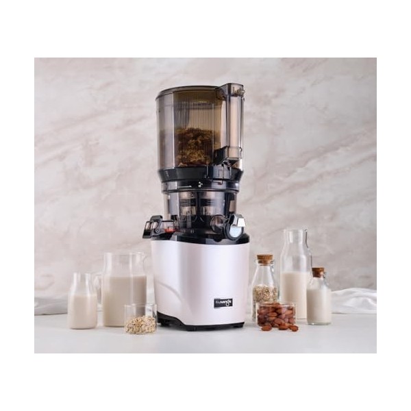 Kuvings Extracteur de jus AUTO10 - Coupe automatique des fruits et légumes - 3 l - Rotation lente - Nettoyage facile - Silenc
