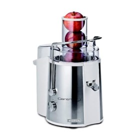 Ariete 173 Centrika Metal Centrifugeuse compacte pour jus frais et authentiques, bec verseur, cheminée Apple, acier inoxydabl