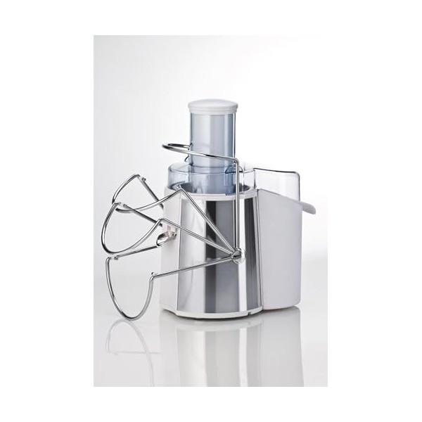 Ariete 173 Centrika Metal Centrifugeuse compacte pour jus frais et authentiques, bec verseur, cheminée Apple, acier inoxydabl