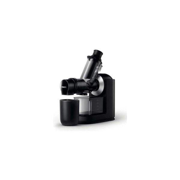 Philips Viva Collection Extracteur de Jus, Cheminée XL, 70 mm Nettoyage rapide en 90 secondes, Montage facile, Blanche, Noir 