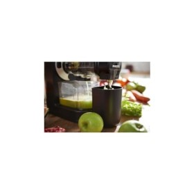 Philips Viva Collection Extracteur de Jus, Cheminée XL, 70 mm Nettoyage rapide en 90 secondes, Montage facile, Blanche, Noir 