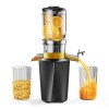 Extracteur de Jus Froid Fyenkfar - Slow Juicer Électrique, Préserve Nutriments et Saveurs, Idéal pour Boissons Saines, Facile