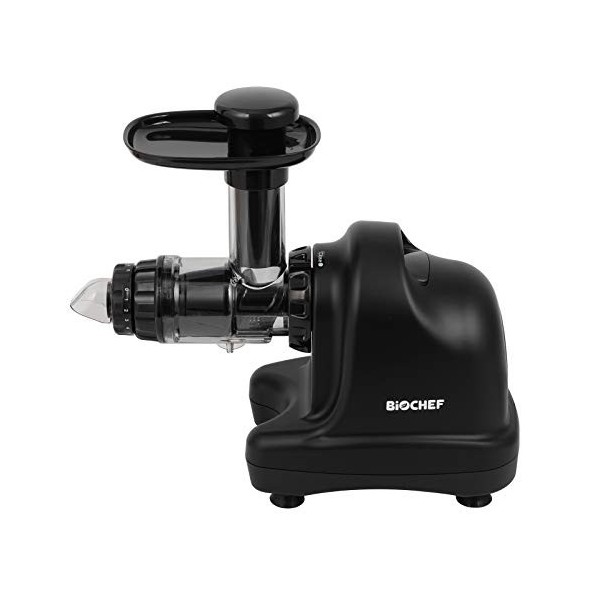 Extracteur de Jus BioChef Axis Cold Press Juicer - Extracteur Masticateur Horizontal pour Herbe de Blé, Fruits et Légumes ave