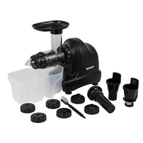 Extracteur de Jus BioChef Axis Cold Press Juicer - Extracteur Masticateur Horizontal pour Herbe de Blé, Fruits et Légumes ave