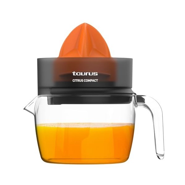 Taurus - Presse-agrumes Électrique Citrus Compact | Double Rotation | Cône Extra Large | Démontable | Compatible Lave-vaissel