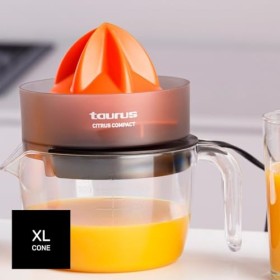 Taurus - Presse-agrumes Électrique Citrus Compact | Double Rotation | Cône Extra Large | Démontable | Compatible Lave-vaissel