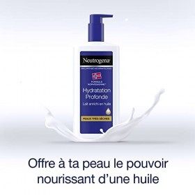Neutrogena Formule Norvégienne Corps Hydratation Profonde Lait Enrichi en Huile, 400 ml