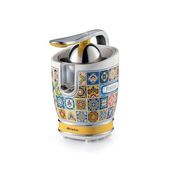 Ariete 413 Positano Presse-agrumes électrique avec levier, 2 cônes pour grands et petits fruits, bec verseur, moteur silencie
