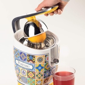 Ariete 413 Positano Presse-agrumes électrique avec levier, 2 cônes pour grands et petits fruits, bec verseur, moteur silencie