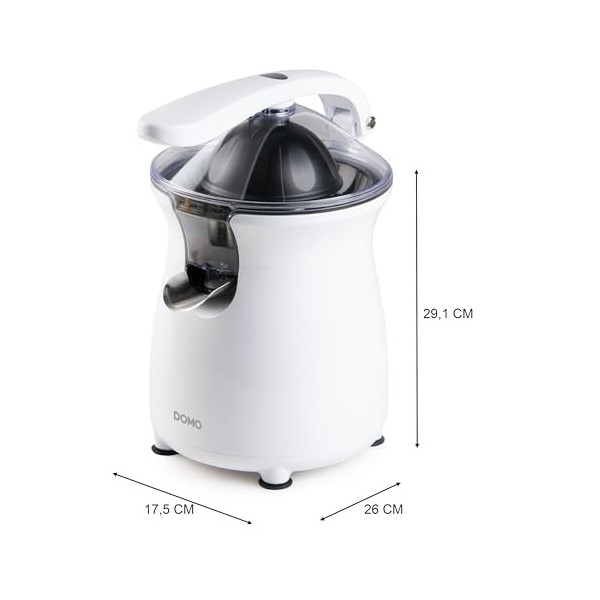 DOMO DO9269J Presse-agrumes avec levier « Good Morning » - 160 W - blanc