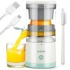 Presse Agrume Electrique Extracteur Jus USB Chargement pour Citron, Orange | 45 W | bec Anti-gouttes | Haut rendement | Porta