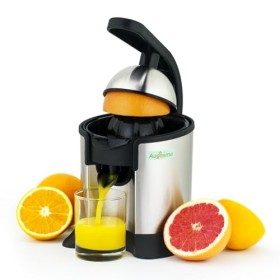 Augosma Presse-agrumes électrique de haute qualité, adapté aux oranges, citrons et pamplemousses, acier inoxydable brossé, fa