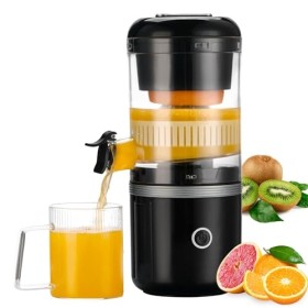 MAISON HUIS Presse-agrumes Électrique Presse-oranges Presse-citrons Extracteur de Jus Portable avec Recharge USB pour Oranges