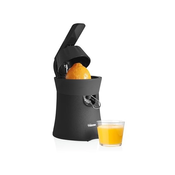 Tristar Presse-agrumes | Pièces résistantes au lave-vaisselle | 2 cônes de pression | Levier de pression convivial | Filtre à