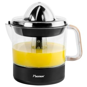 Bestron Presse-oranges et agrumes électrique, Inclut 2 cônes de pressage et un couvercle pour préserver larôme, Moteur à deu