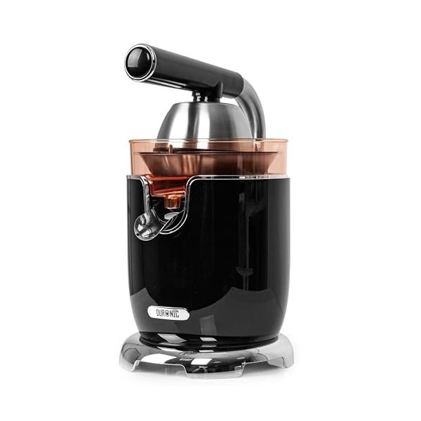 Duronic JE605 Presse-agrumes électrique de 600W Capacité de 400 ml Filtre réglable pour la Pulpe Idéal pour Jus dAgrumes Ora