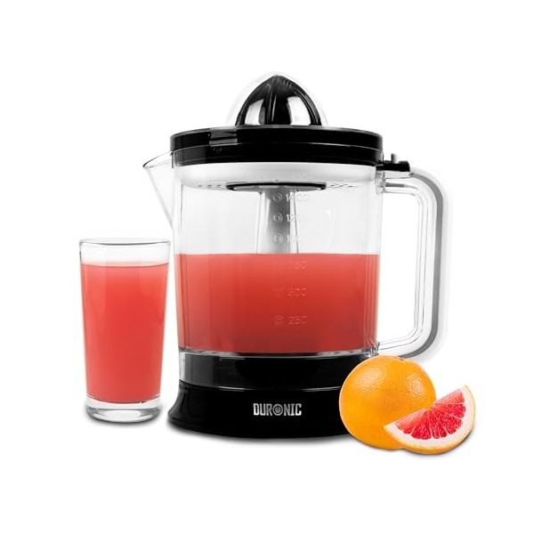 Duronic JE416 Presse-agrumes électrique de 40W Capacité de 1,6 L Filtre réglable pour la Pulpe Idéal pour Jus dAgrumes Orang