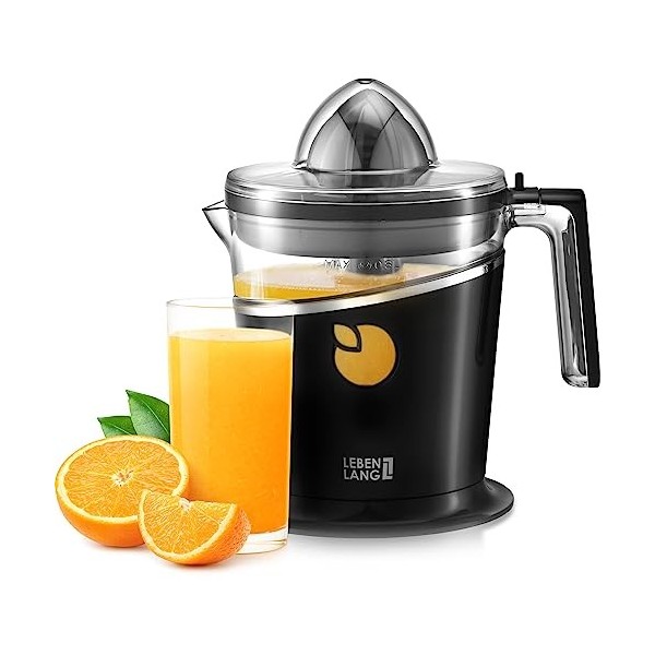 LEBENLANG Presse-agrumes Électrique - 800ml & Tamis Réglable I Presse Agrume Electrique Juicer Machine Presse Orange Presse-a