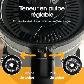 LEBENLANG Presse-agrumes Électrique - 800ml & Tamis Réglable I Presse Agrume Electrique Juicer Machine Presse Orange Presse-a