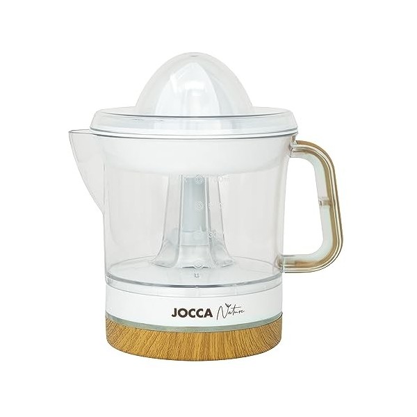 JOCCA - Presse-Agrumes Électrique Sweet Pink Line| 0.7 Litres| Double Rotation| Fonction Pression| Détachable pour le Nettoya