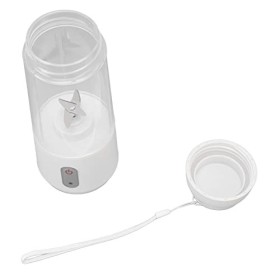 Fdit Presse-Agrumes électrique Tasse Jus USB Rechargeable Mini Portable Fil pour Batterie Petits Presse-Agrumes Blanc 