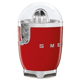 Smeg, Presse Agrumes Électrique CJF11RDEU, Mise en Marche Automatique à Pression, Bec Anti-goutte et Cône Universel, Base Ant