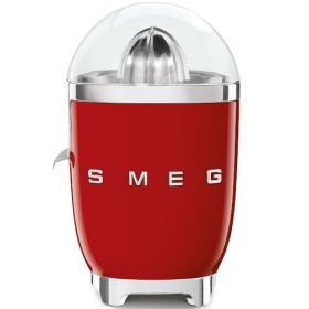 Smeg, Presse Agrumes Électrique CJF11RDEU, Mise en Marche Automatique à Pression, Bec Anti-goutte et Cône Universel, Base Ant