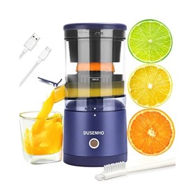 Presse Agrume Electrique Extracteur Jus USB Chargement pour Citron, Orange | 45 W | bec Anti-gouttes | Haut rendement | Porta