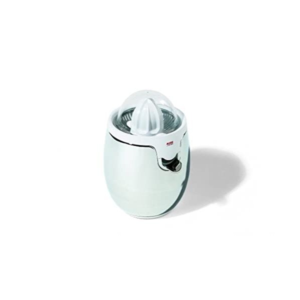 Alessi | Presse-Agrumes Electrique SG63 W Design en Acier et Résine Thermoplastique, Blanc