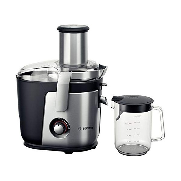 Bosch MES4010. CentrifugeuseBosch Centrifugeuse MES4010 1200 W, Aluminium Noir/Argent VitaJuice 4. 1200 W